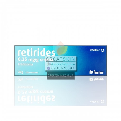 Retirides третиноин анти-акне крем 0.025% (0.25 мг/г) | 30г